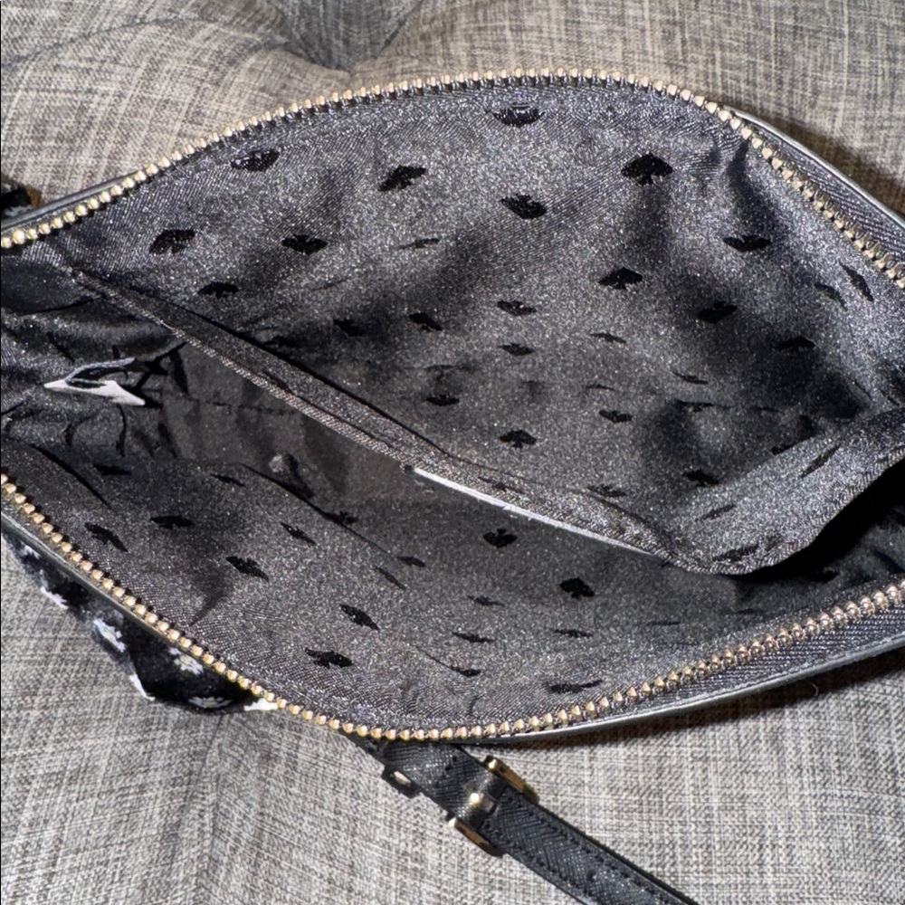 Kate Spade Bag Shimmy Glitter Black Sparkle Crossbody - Picture 12 of 17